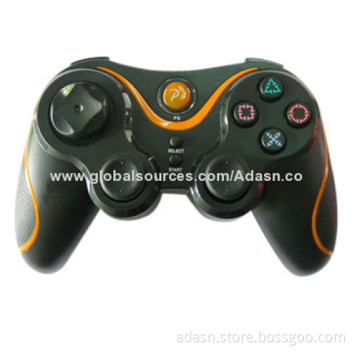 Bluetooth Wireless Game Joypad for PS3 with Dual Shock, Various Colors, Factory Cheap Price